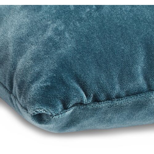 Ada Long Lumbar Pillow, Teal Velvet 2 Ada Long Lumbar Pillow, Teal Velvet