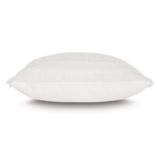 Faye Outdoor Pillow, White 3 Faye Outdoor Pillow, White