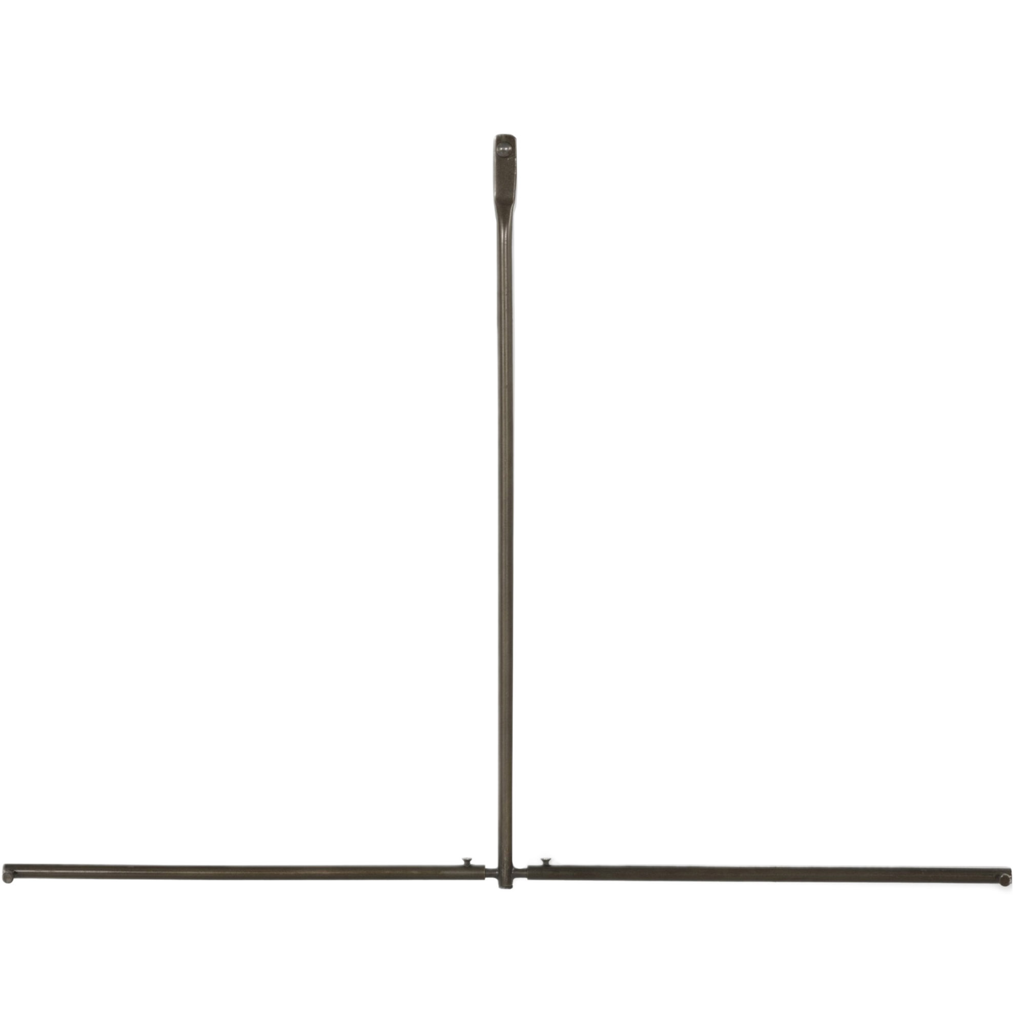 Trexon Hanging Rod, Dark Antique Brass 1 Trexon Hanging Rod, Dark Antique Brass