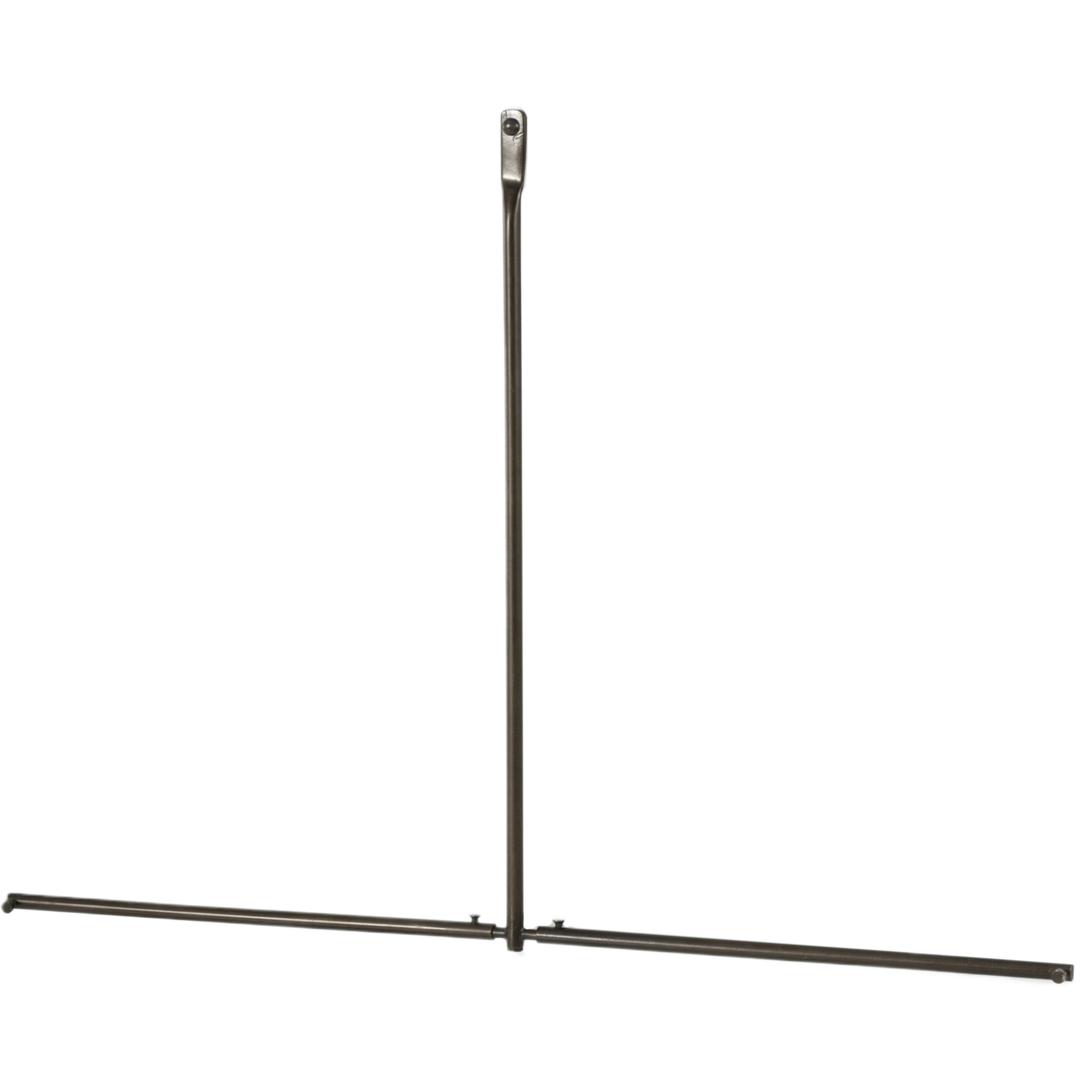 Trexon Hanging Rod, Dark Antique Brass 3 Trexon Hanging Rod, Dark Antique Brass