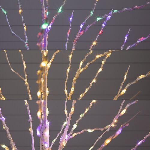 4ft. Pre-Lit Artificial White Birch Tree 13 4ft. Pre-Lit Artificial White Birch Tree