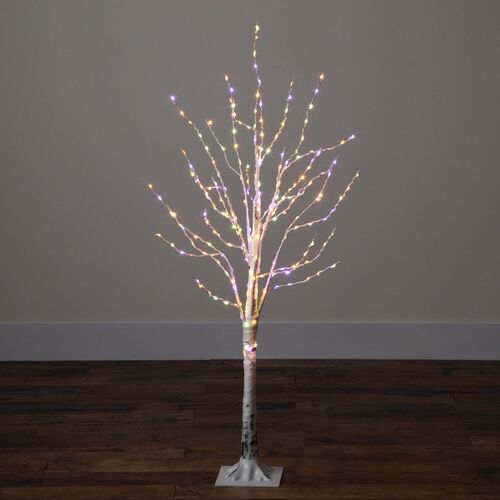 4ft. Pre-Lit Artificial White Birch Tree 14 4ft. Pre-Lit Artificial White Birch Tree