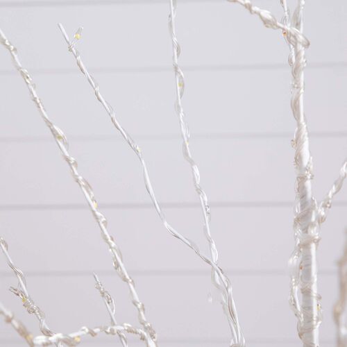 4ft. Pre-Lit Artificial White Birch Tree 3 4ft. Pre-Lit Artificial White Birch Tree