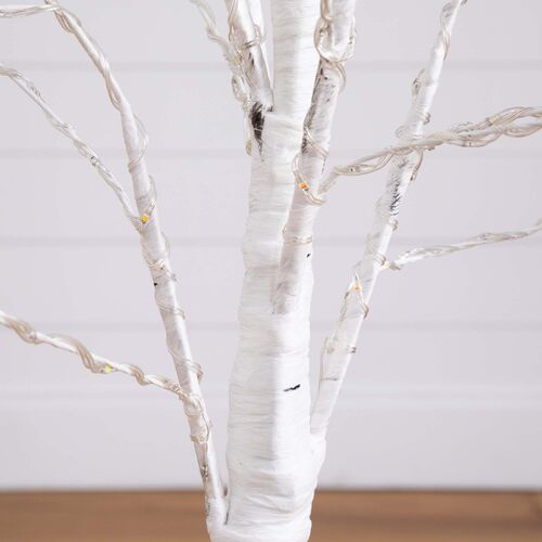 4ft. Pre-Lit Artificial White Birch Tree 5 4ft. Pre-Lit Artificial White Birch Tree