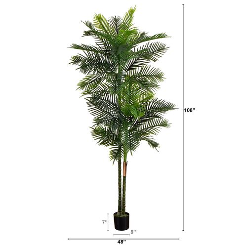 9ft. UV Resistant Artificial Double Robellini Palm Tree 2 9ft. UV Resistant Artificial Double Robellini Palm Tree