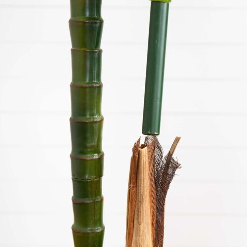 9ft. UV Resistant Artificial Double Robellini Palm Tree 4 9ft. UV Resistant Artificial Double Robellini Palm Tree