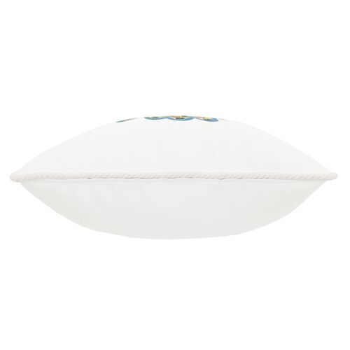 Calypso Banana Print Pillow, White/Multi 3 Calypso Banana Print Pillow, White/Multi