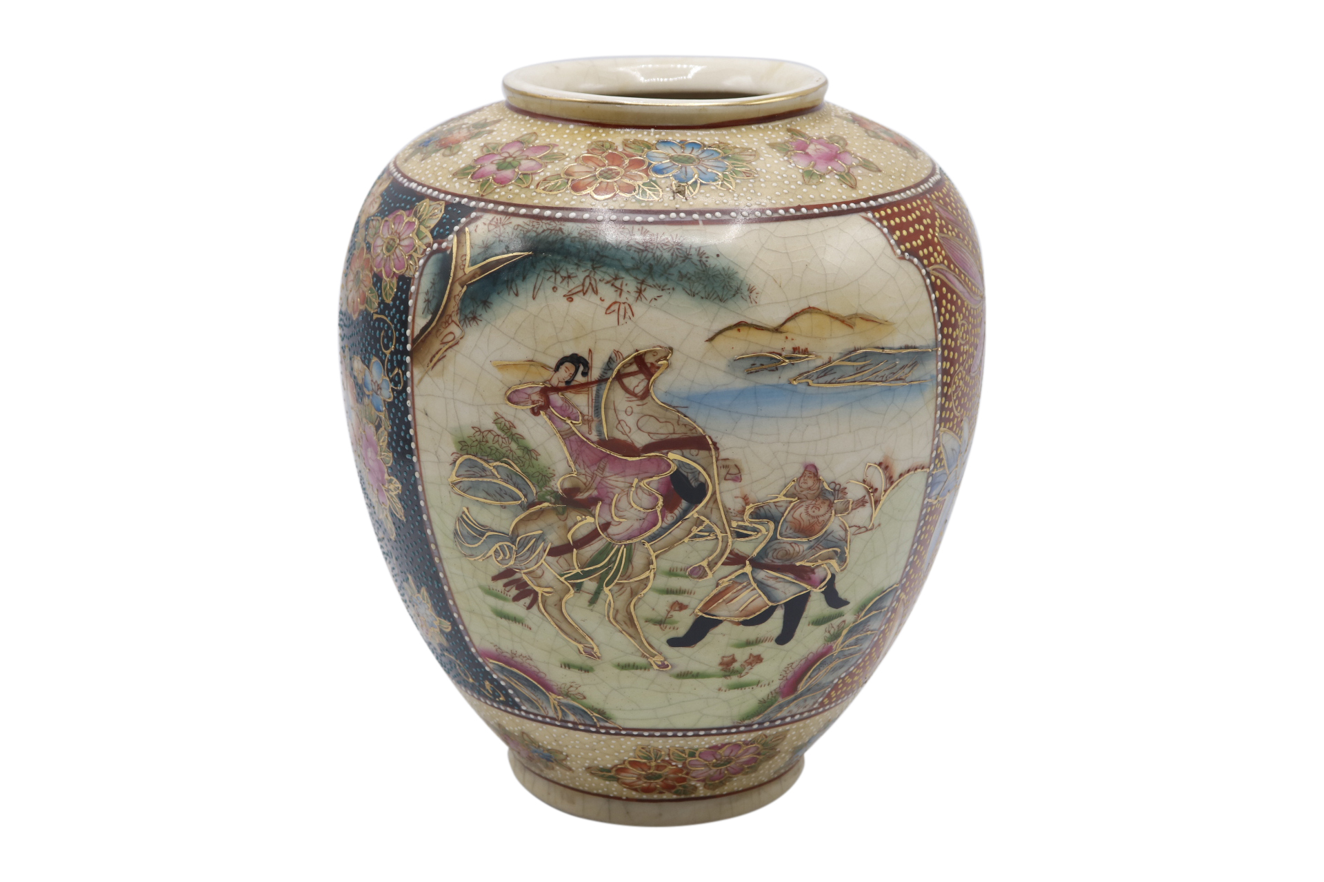 Hand Painted Ceramic Chinese Vase 1 Hand Painted Ceramic Chinese Vase