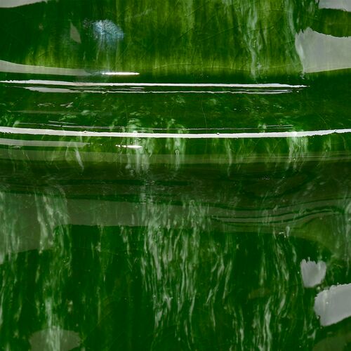 Saturn Ceramic Vessel, Green 3 Saturn Ceramic Vessel, Green