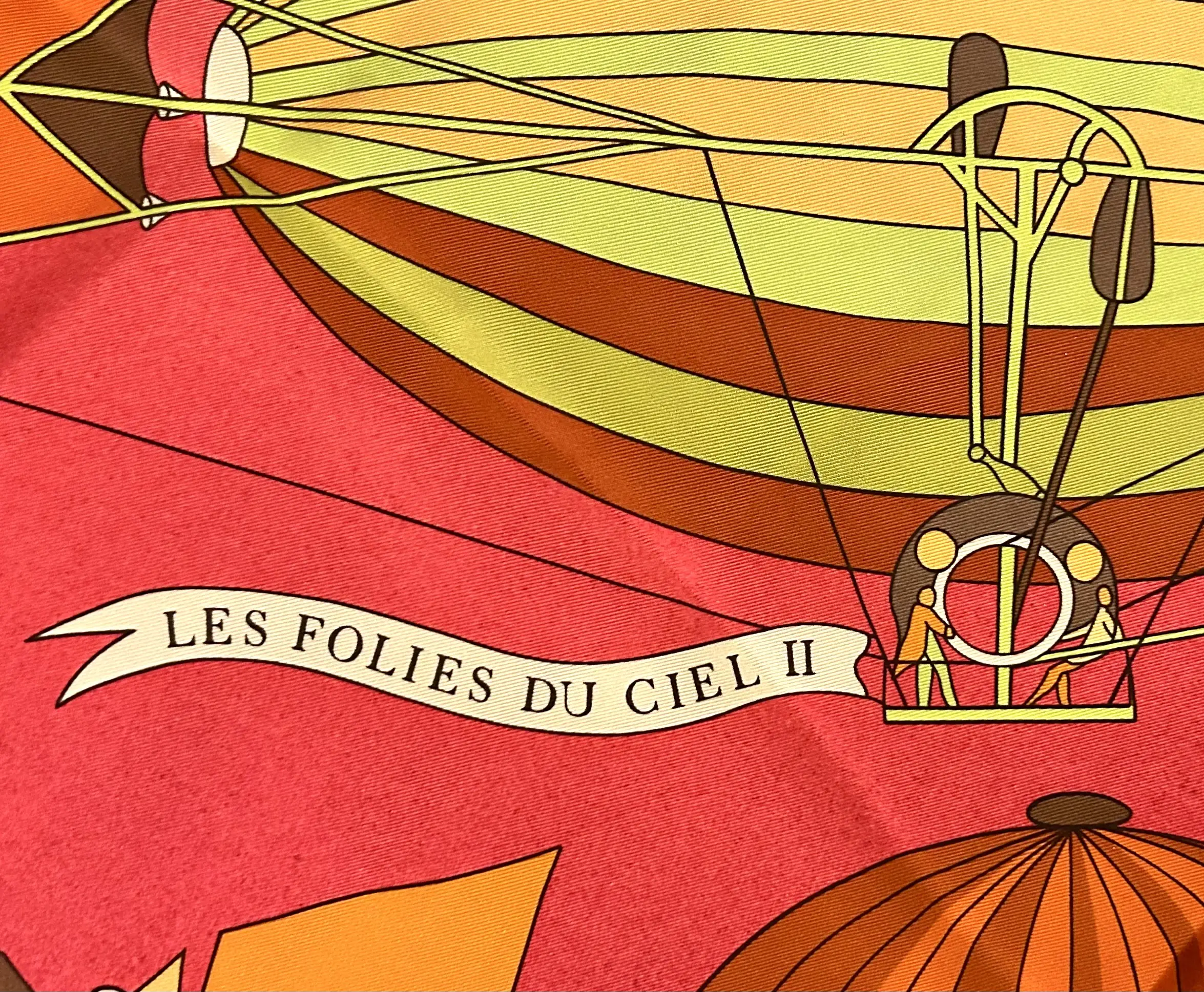 Hermes Les Folies du Ciel II Scarf 11 Hermes Les Folies du Ciel II Scarf