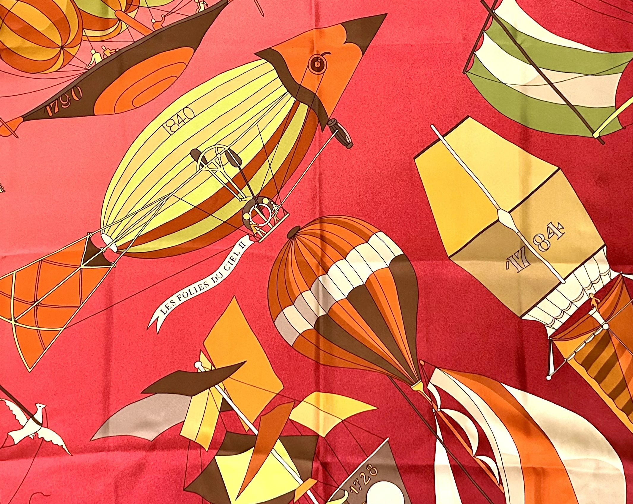Hermes Les Folies du Ciel II Scarf 12 Hermes Les Folies du Ciel II Scarf