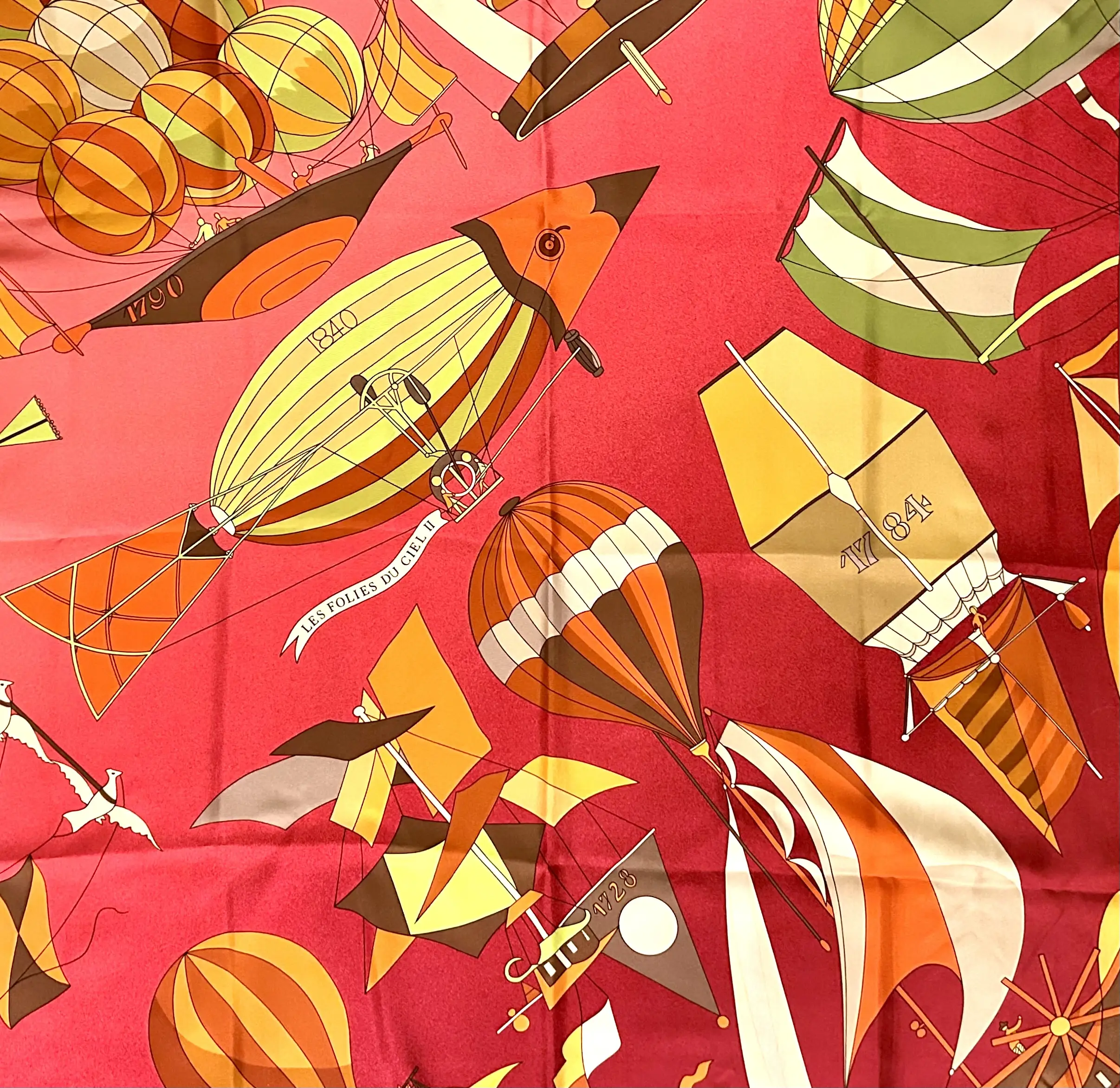 Hermes Les Folies du Ciel II Scarf 13 Hermes Les Folies du Ciel II Scarf