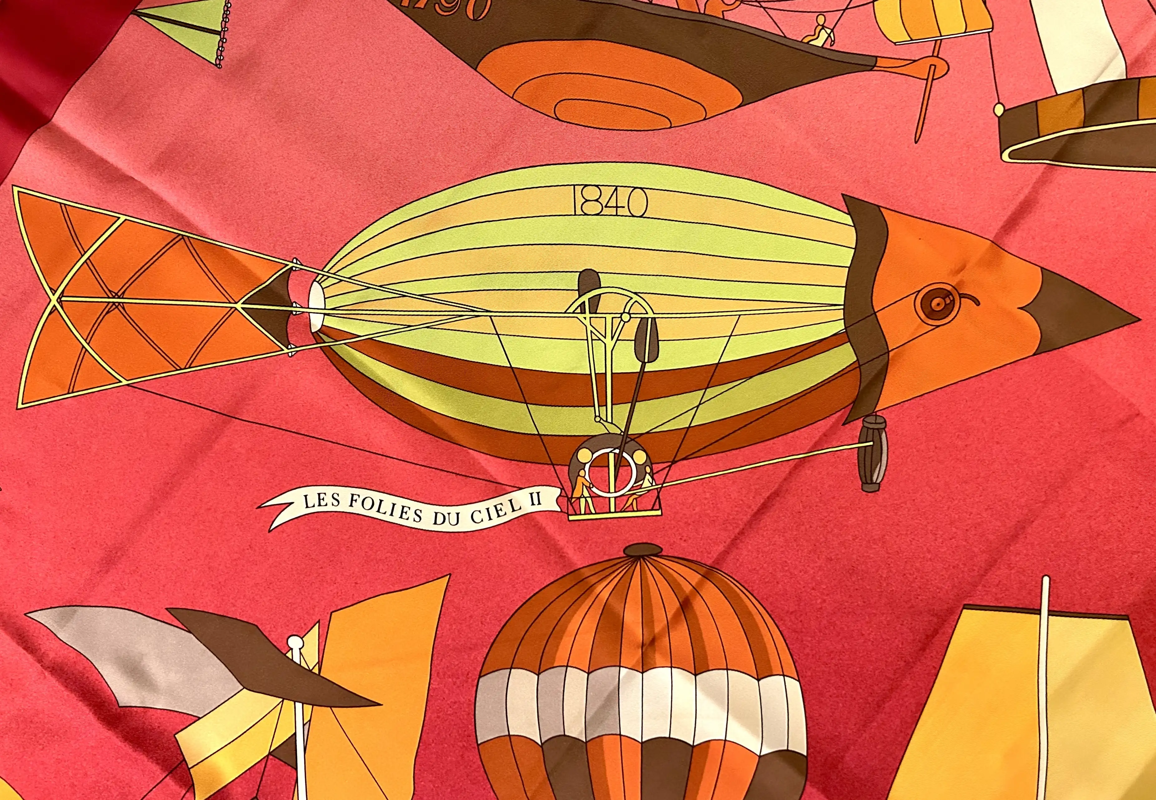 Hermes Les Folies du Ciel II Scarf 4 Hermes Les Folies du Ciel II Scarf