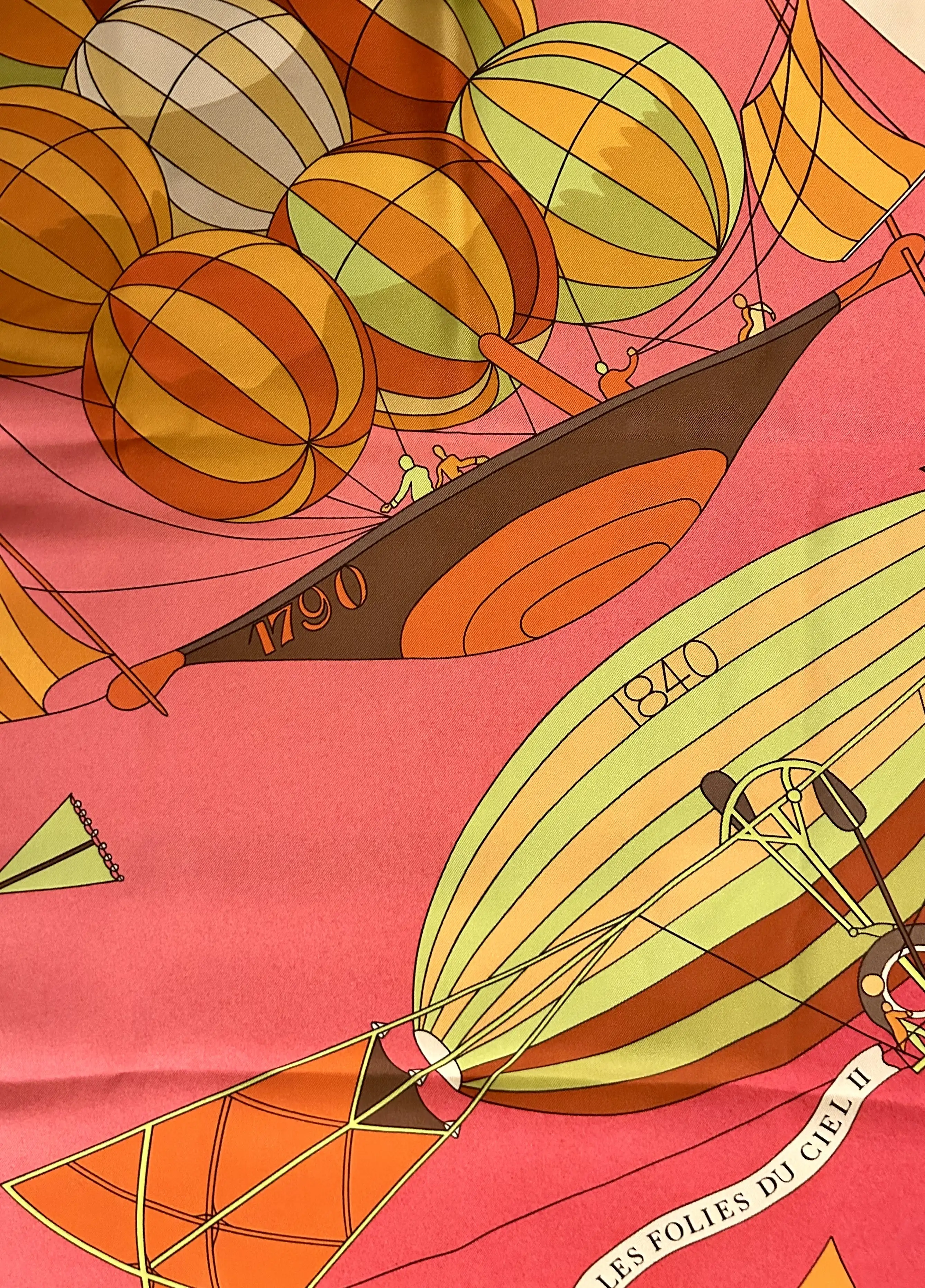 Hermes Les Folies du Ciel II Scarf 6 Hermes Les Folies du Ciel II Scarf