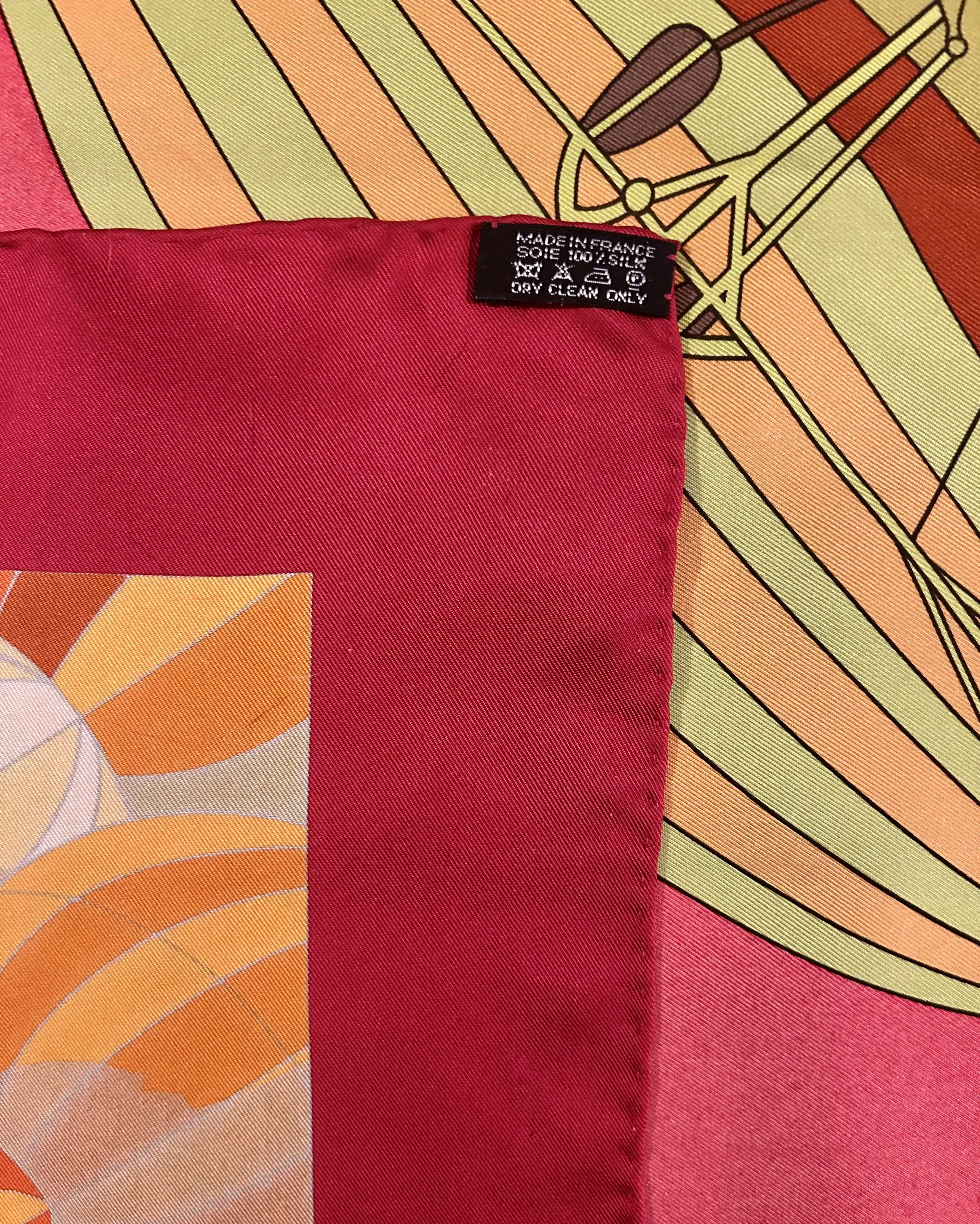 Hermes Les Folies du Ciel II Scarf 8 Hermes Les Folies du Ciel II Scarf