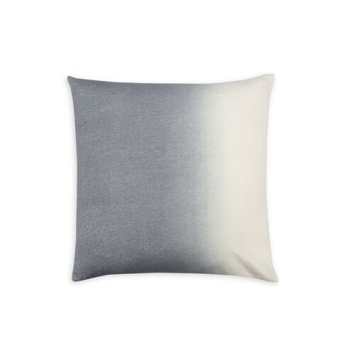 Dip Dyed 24x24 Pillow, Light Gray 1 Dip Dyed 24x24 Pillow, Light Gray