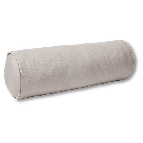 Anne Bolster Pillow, Quartz Linen 1 Anne Bolster Pillow, Quartz Linen