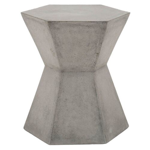 Sofia Outdoor Side Table, Slate Gray 1 Sofia Outdoor Side Table, Slate Gray