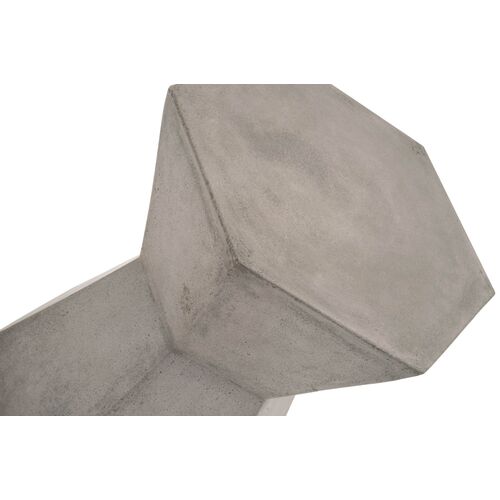 Sofia Outdoor Side Table, Slate Gray 2 Sofia Outdoor Side Table, Slate Gray