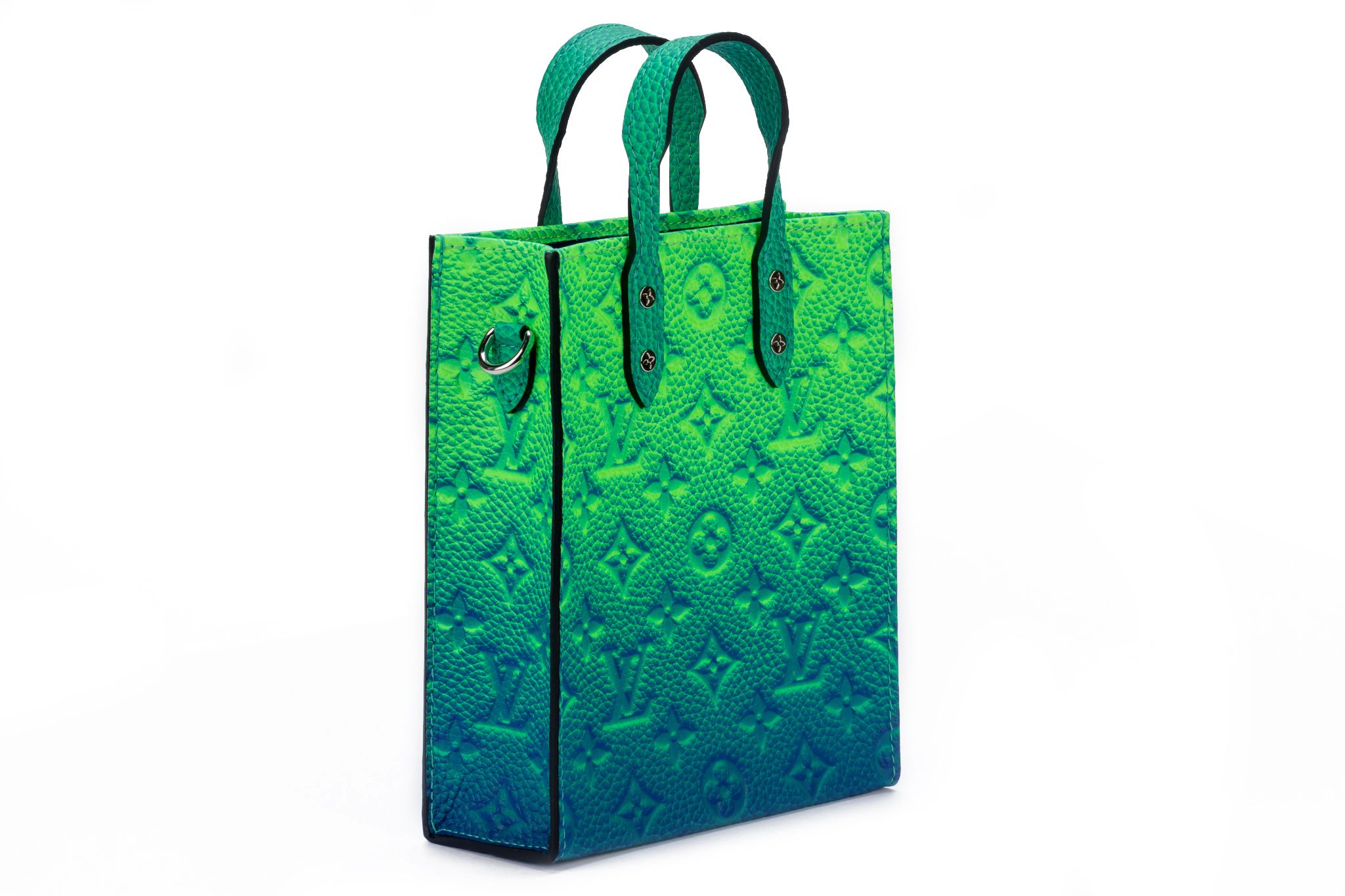 Abloh x Vuitton Green/Blue Mini Sac Plat 2 Abloh x Vuitton Green/Blue Mini Sac Plat