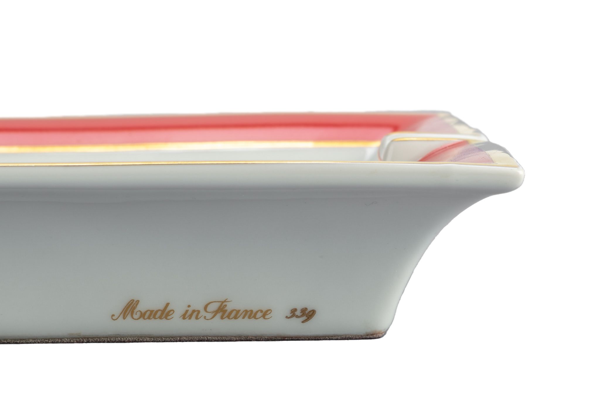 Hermes Red Bird Porcelain Ashtray 5 Hermes Red Bird Porcelain Ashtray