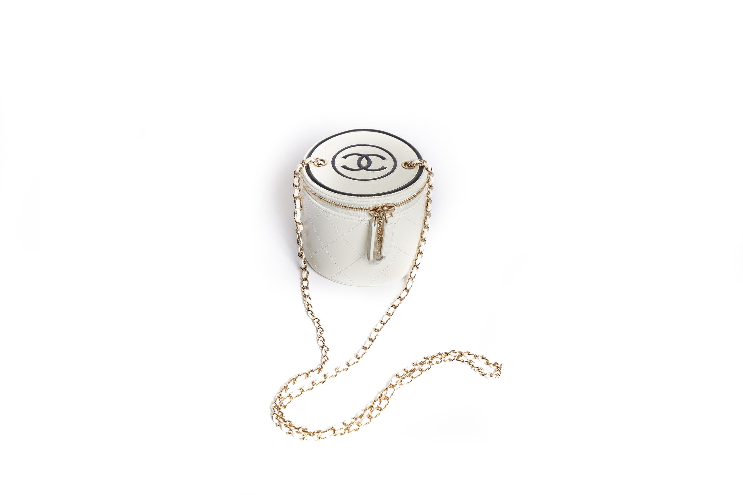 Chanel Vanity Case White New 2 Chanel Vanity Case White New