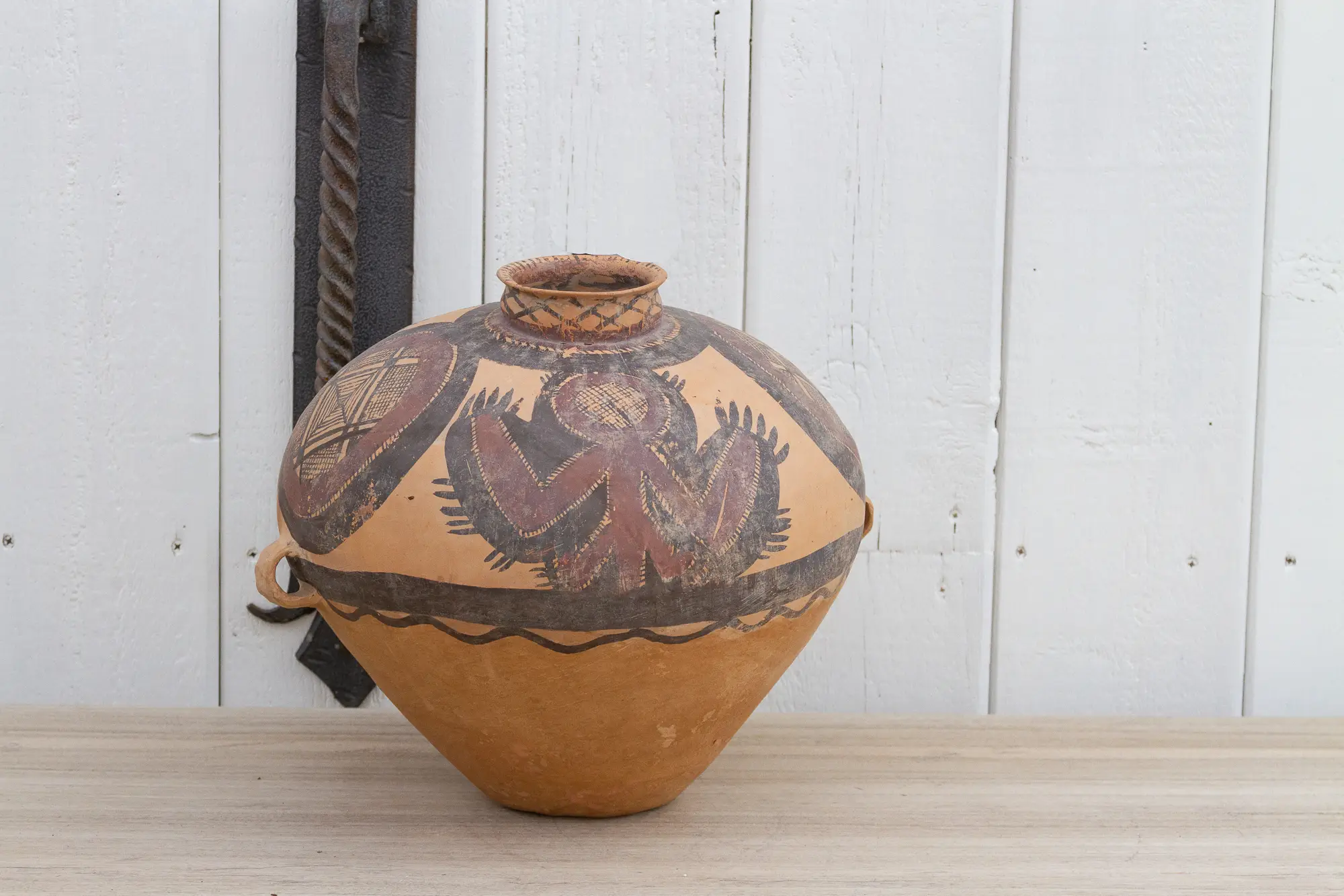 Neolithic Style Chinese Terracotta Pot 3 Neolithic Style Chinese Terracotta Pot
