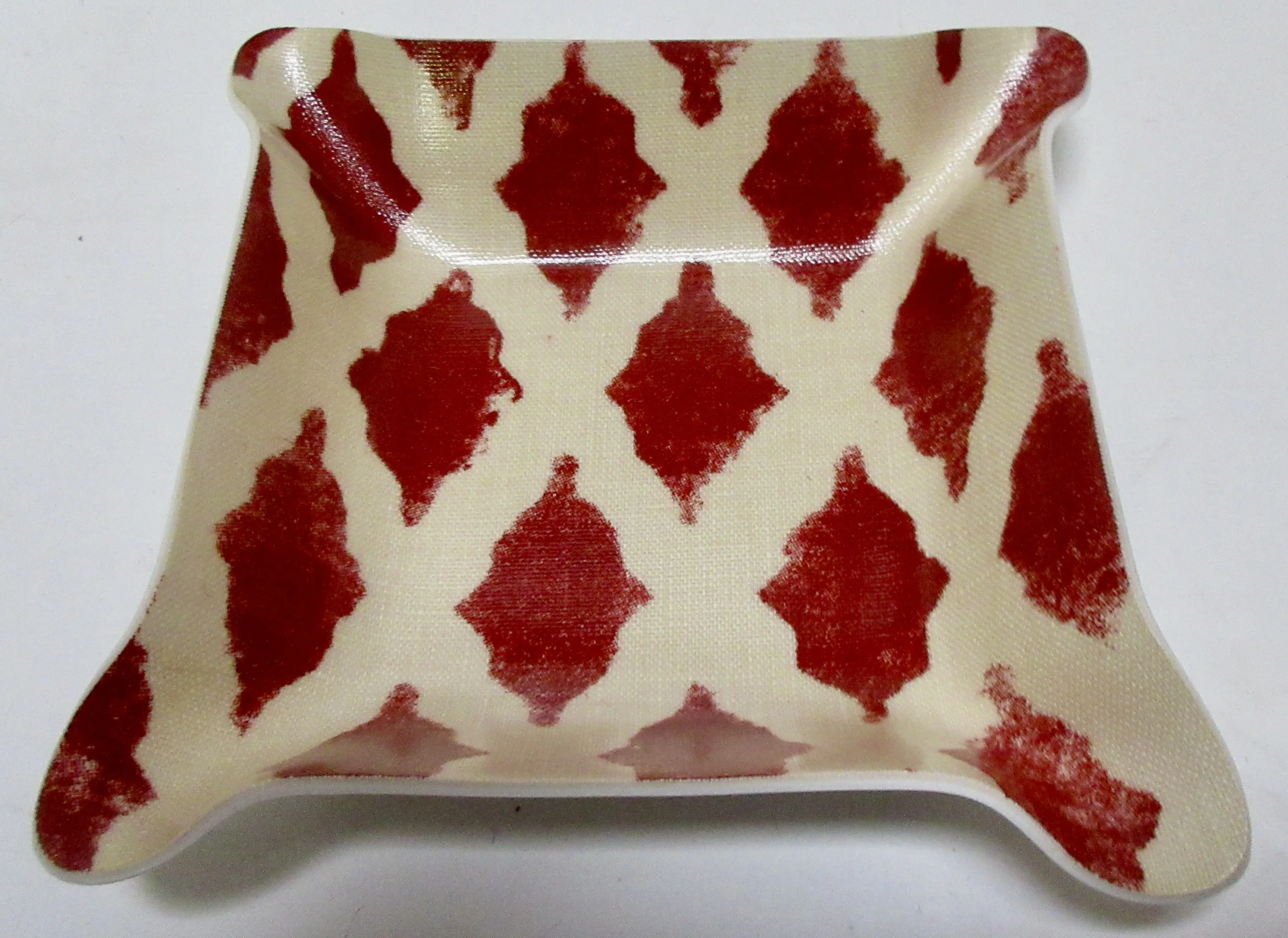 Hand Printed Fabric Tray 2 Hand Printed Fabric Tray