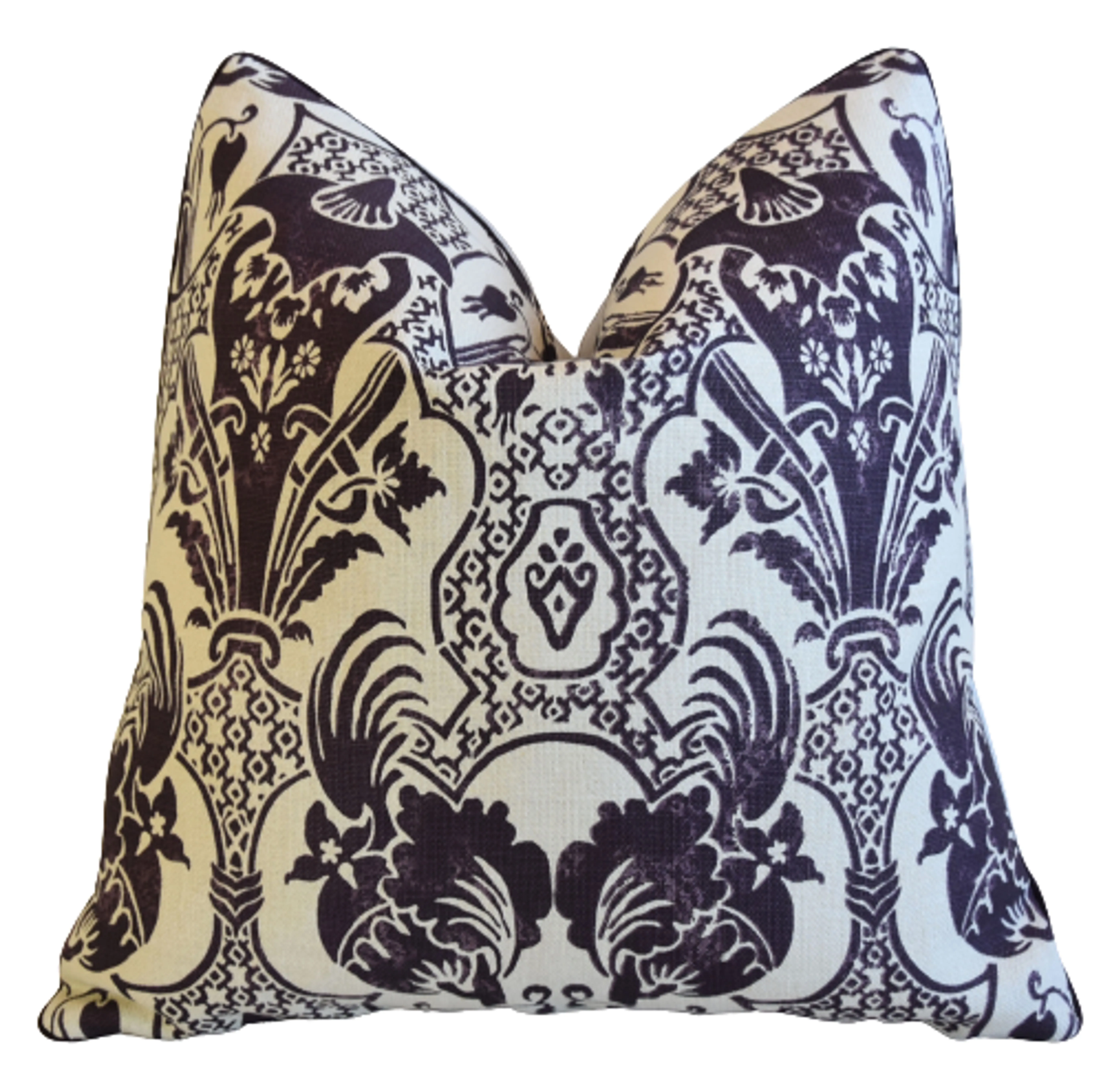 Pintura Studios Silk Linen Floral Pillow 1 Pintura Studios Silk Linen Floral Pillow