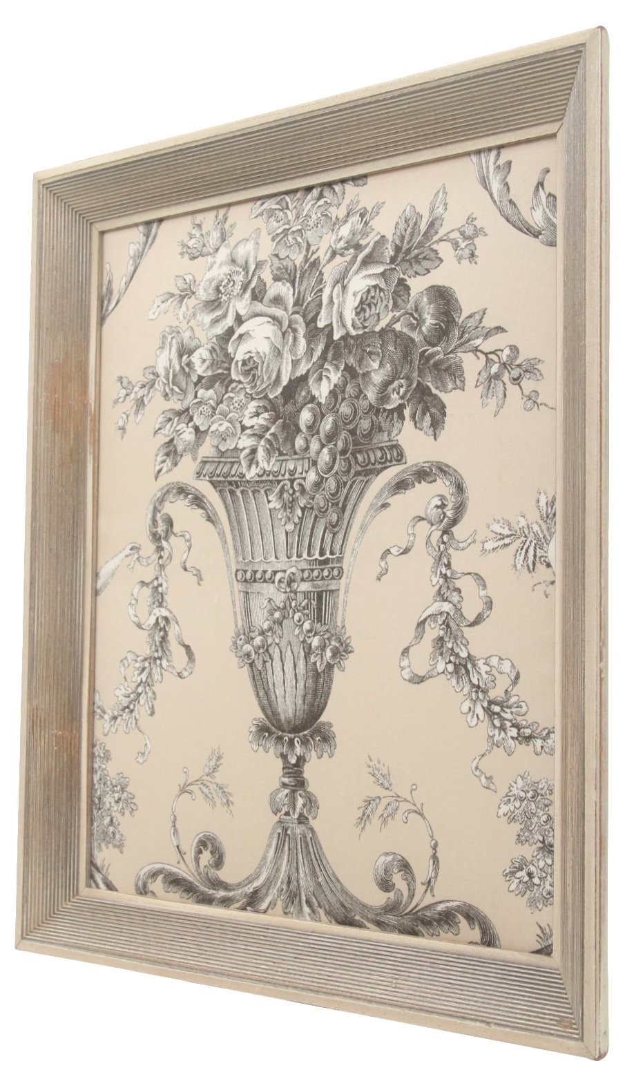 French-Style Fabric Panels, Pair 3 French-Style Fabric Panels, Pair