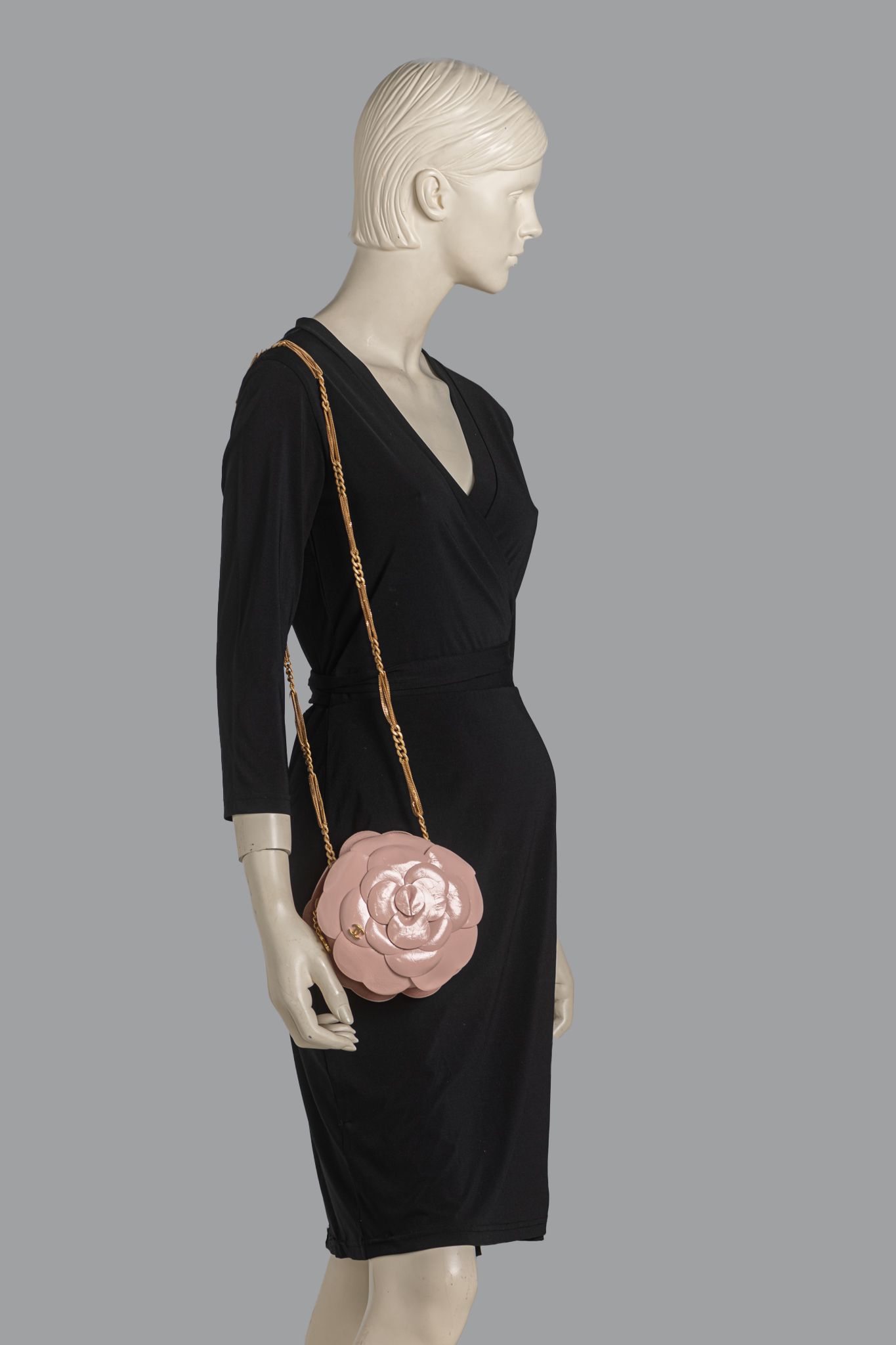 Chanel New Pink Camellia Round Bag 3 Chanel New Pink Camellia Round Bag