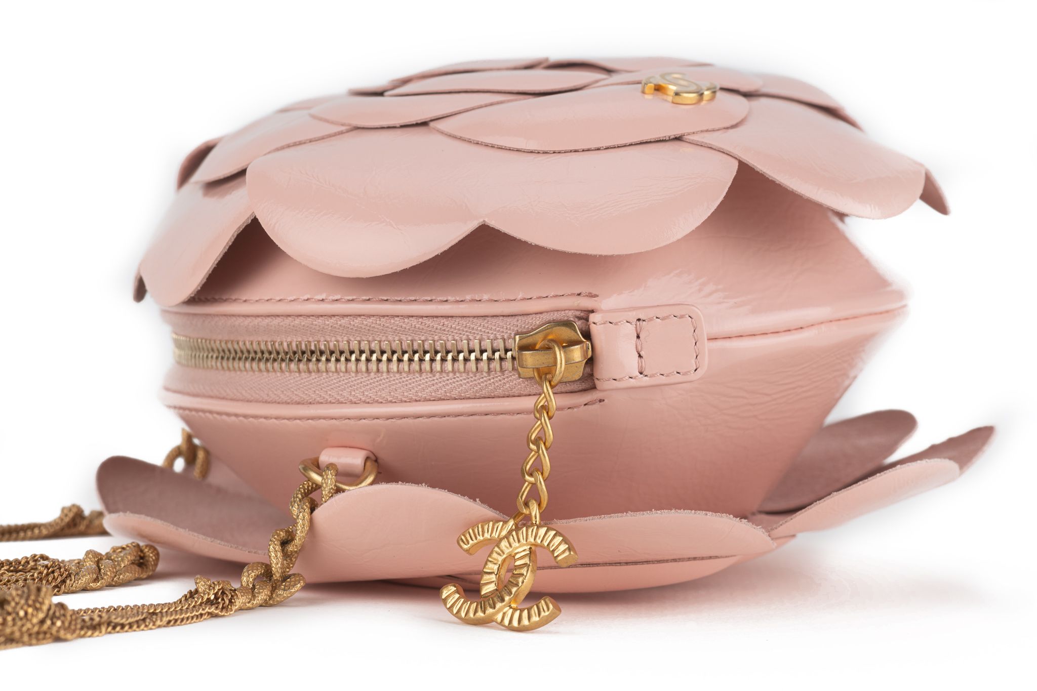 Chanel New Pink Camellia Round Bag 5 Chanel New Pink Camellia Round Bag