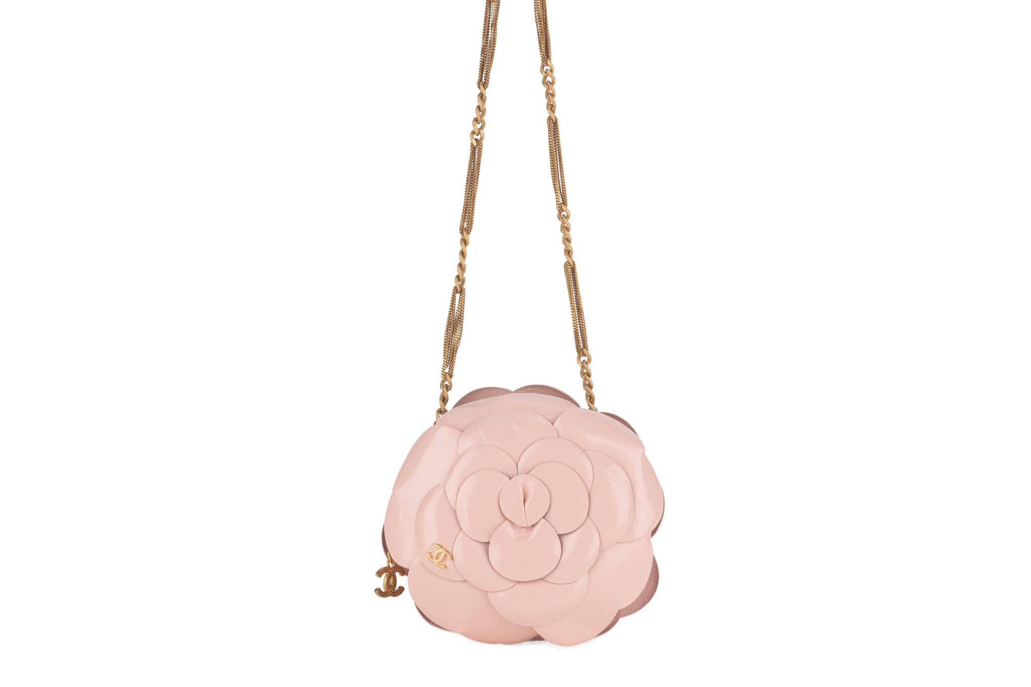 Chanel New Pink Camellia Round Bag 7 Chanel New Pink Camellia Round Bag