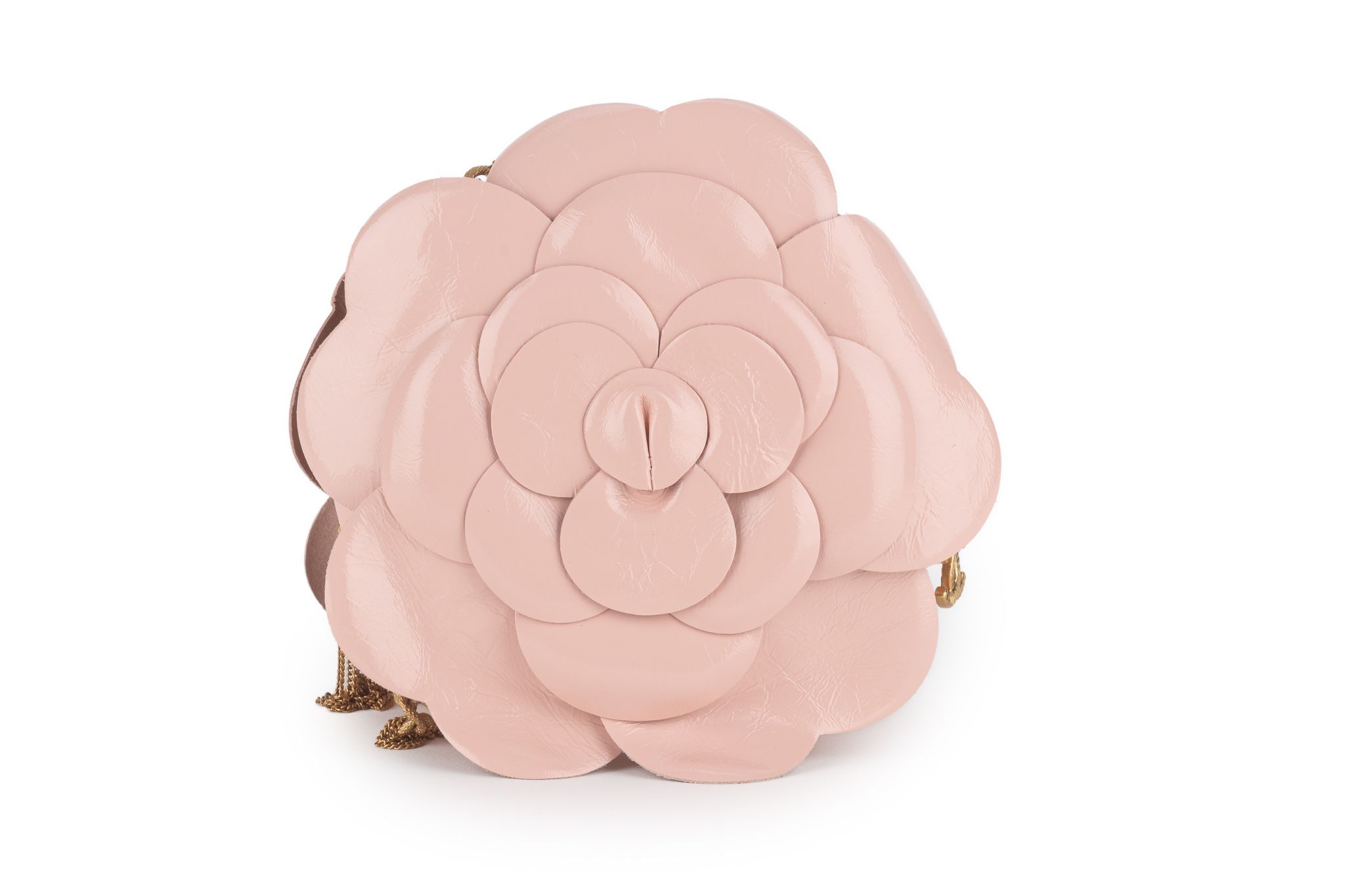 Chanel New Pink Camellia Round Bag 8 Chanel New Pink Camellia Round Bag