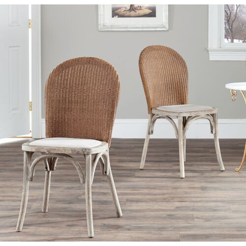 S/2 Beau Side Chairs, Beige Linen 4 S/2 Beau Side Chairs, Beige Linen