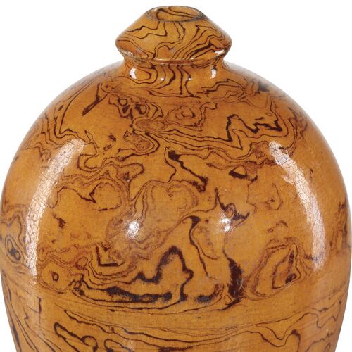 S/5 Romulus Vases, Yellow/Brown 7 S/5 Romulus Vases, Yellow/Brown