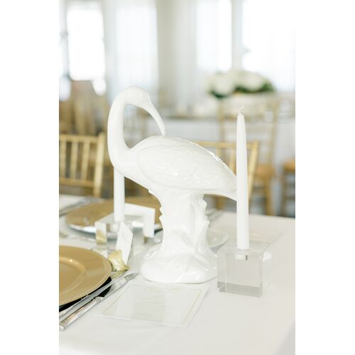 S/3 Trifoil Crystal Candlesticks, Clear 2 S/3 Trifoil Crystal Candlesticks, Clear