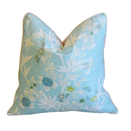 Scalamandre Floral Jardin Chine Pillow 4 Scalamandre Floral Jardin Chine Pillow