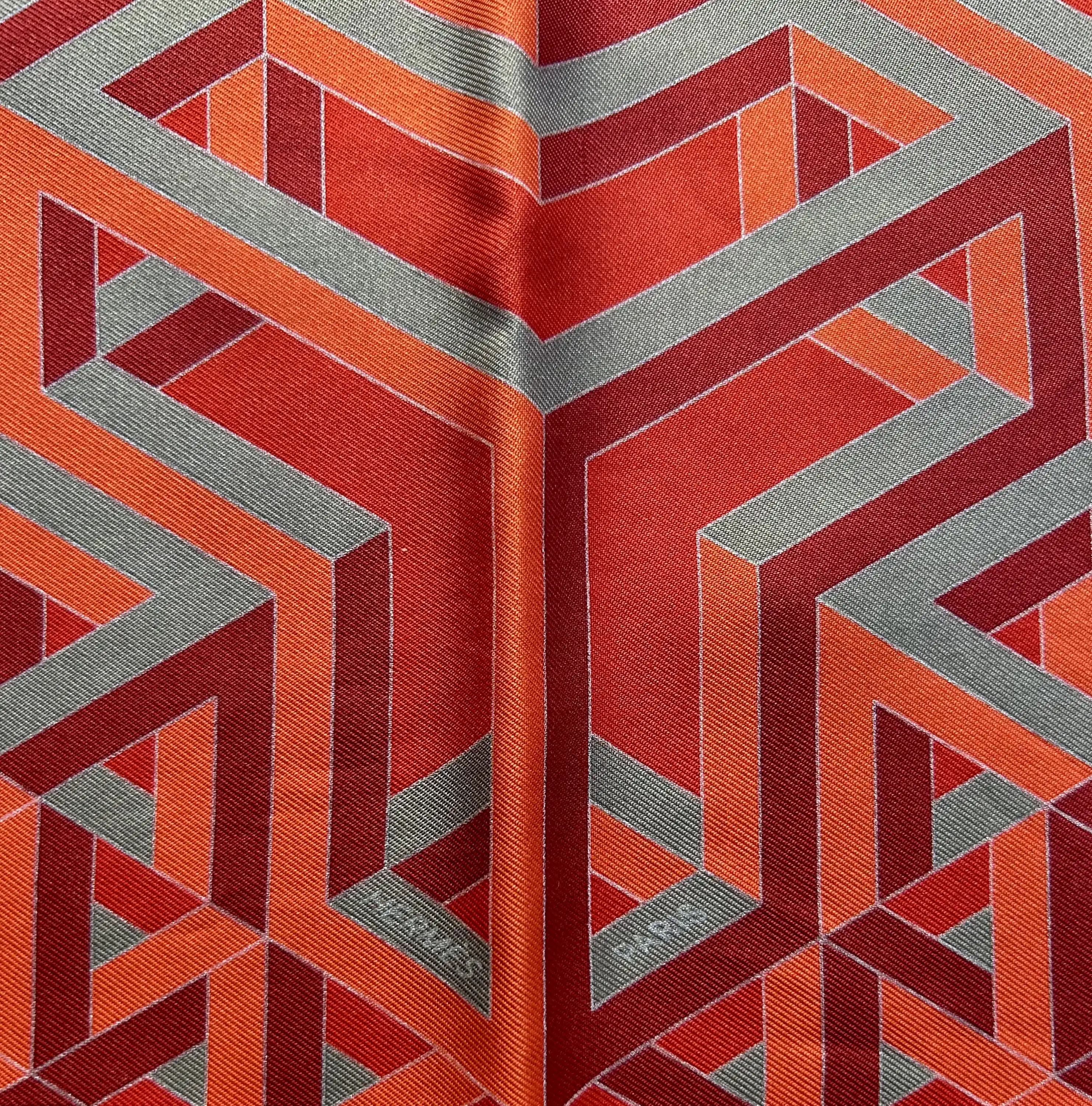 Hermes Carre Cube Pochette Scarf 12 Hermes Carre Cube Pochette Scarf
