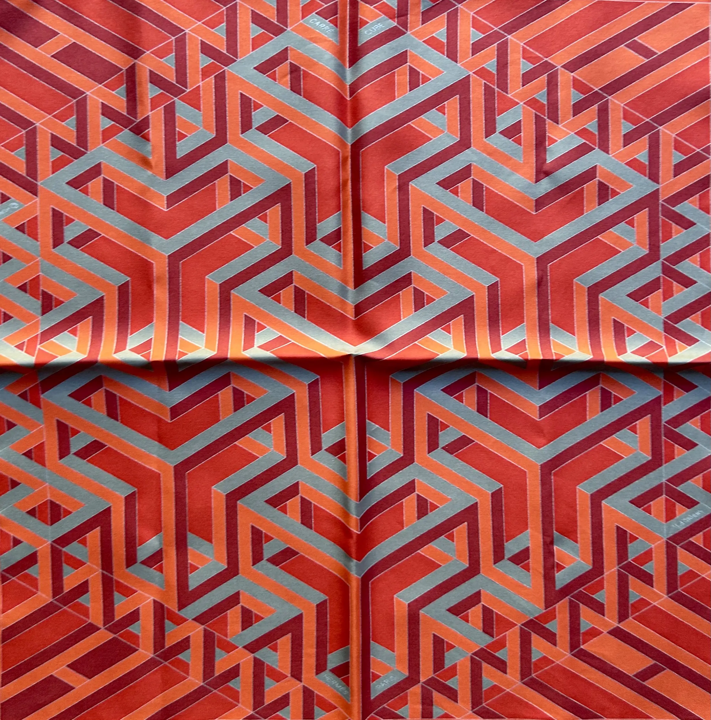 Hermes Carre Cube Pochette Scarf 3 Hermes Carre Cube Pochette Scarf