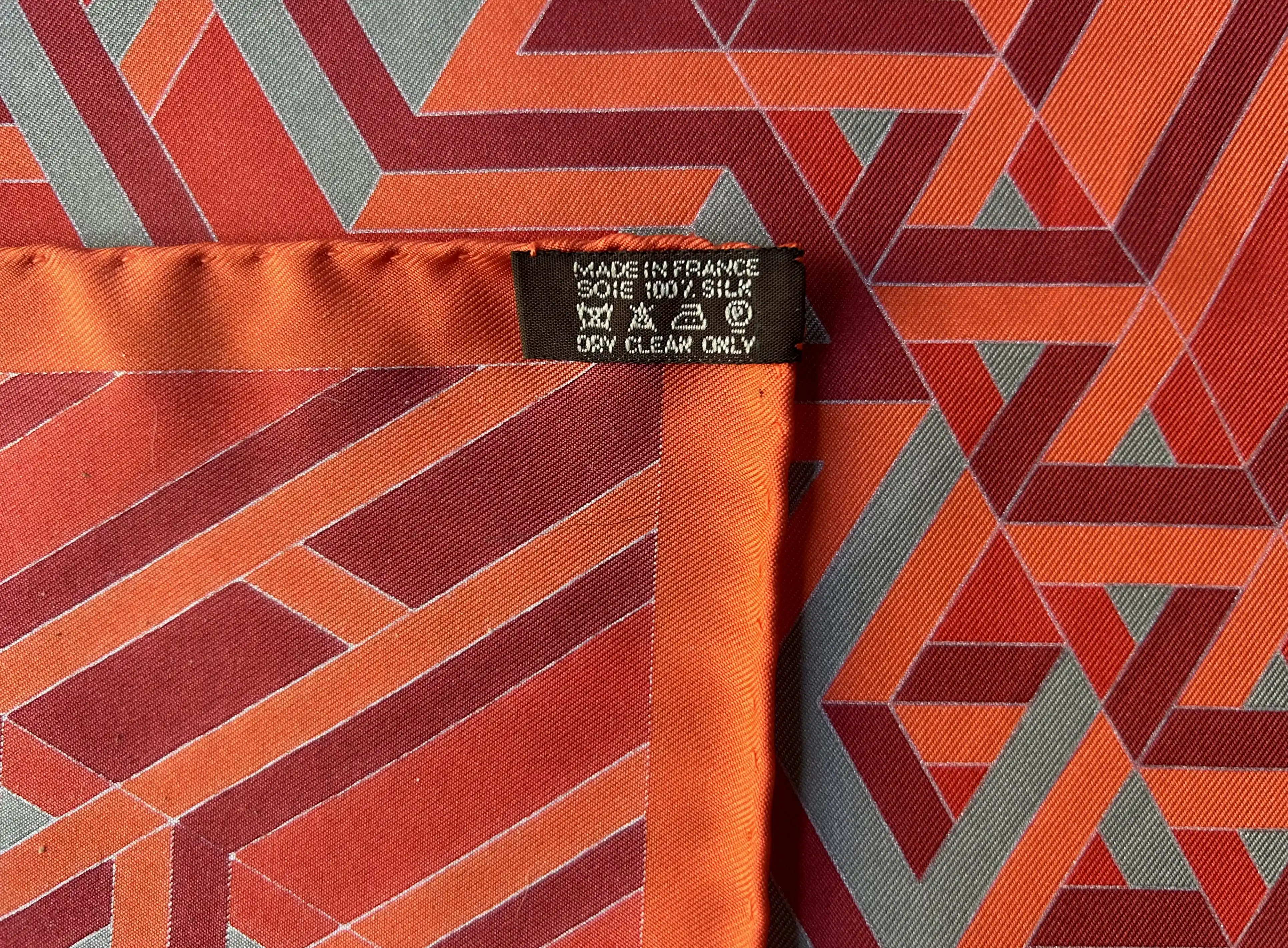 Hermes Carre Cube Pochette Scarf 7 Hermes Carre Cube Pochette Scarf