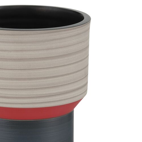 S/3 Happy 80's Porcelain Vases, Multicolor 6 S/3 Happy 80's Porcelain Vases, Multicolor