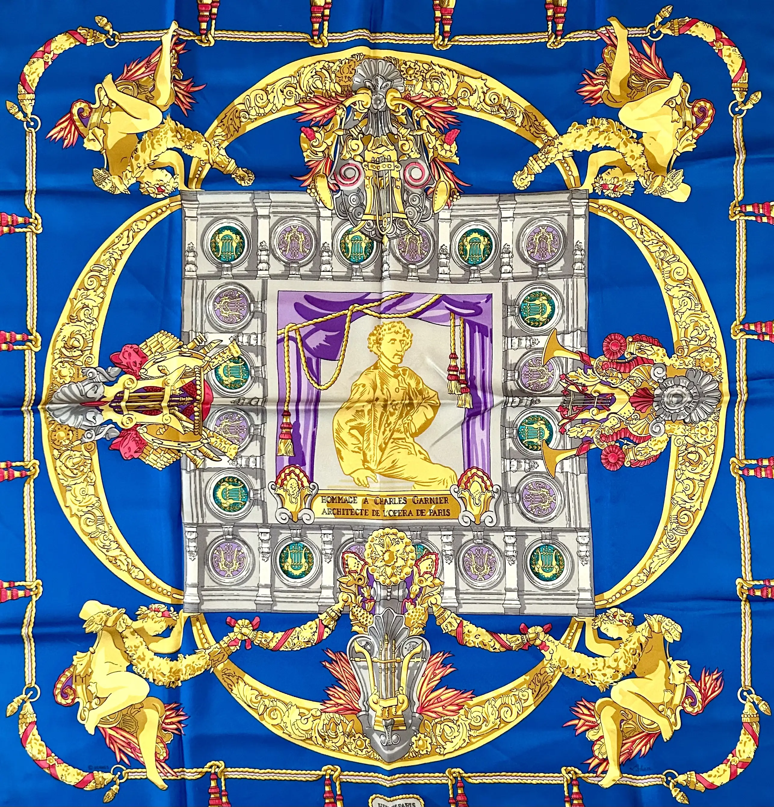 Hermes Charles Garnier Opera Scarf 2 Hermes Charles Garnier Opera Scarf