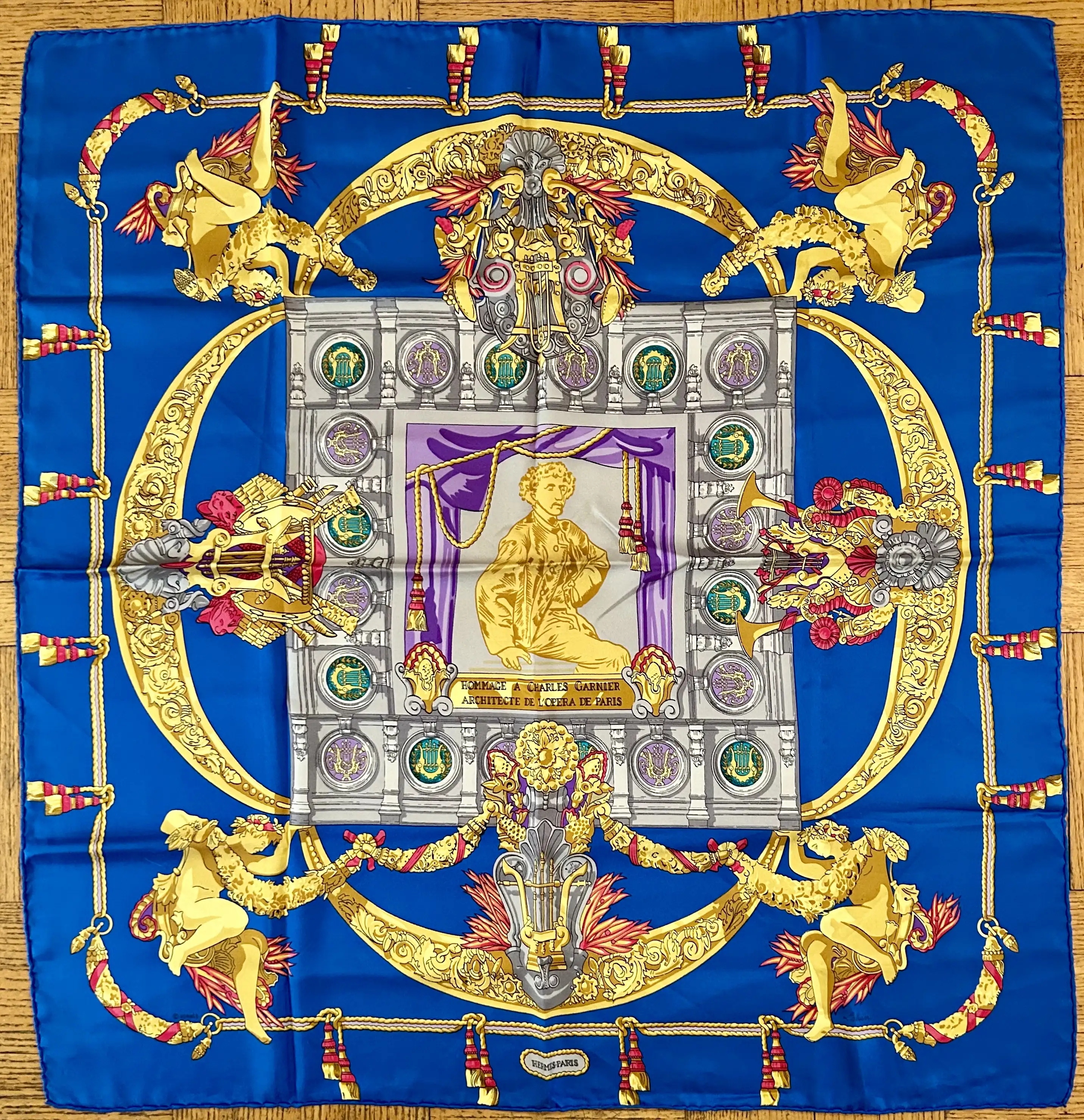 Hermes Charles Garnier Opera Scarf 3 Hermes Charles Garnier Opera Scarf