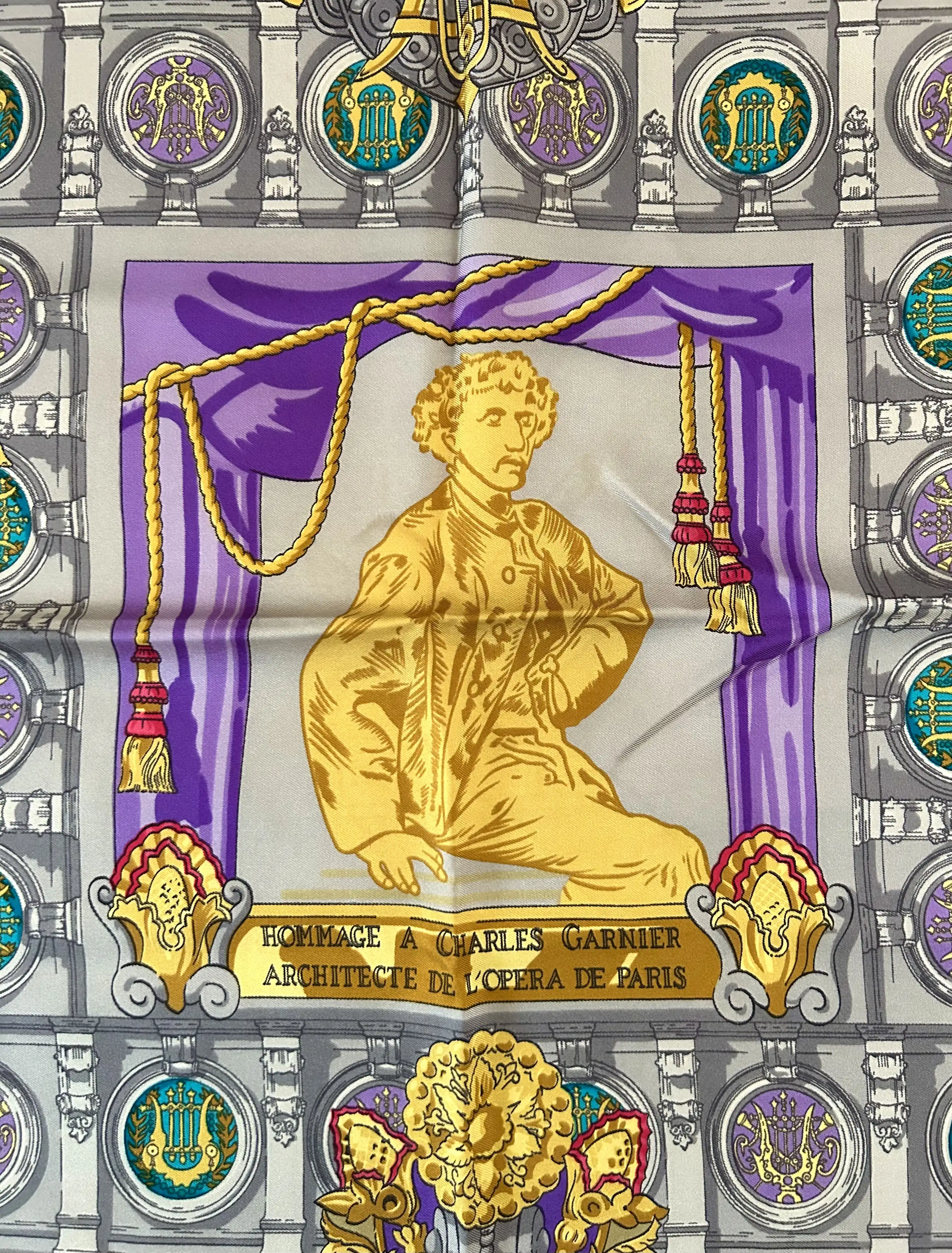 Hermes Charles Garnier Opera Scarf 8 Hermes Charles Garnier Opera Scarf