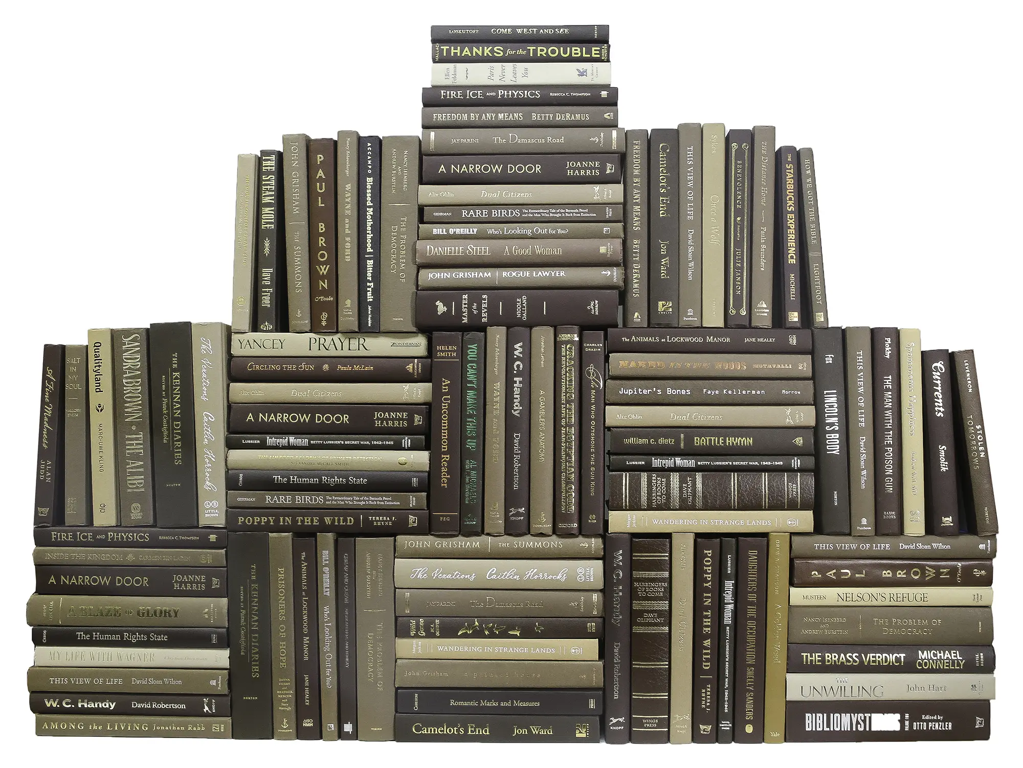 Set of 100 Modern Decorative Book Wall, Chocolate 3 Set of 100 Modern Decorative Book Wall, Chocolate