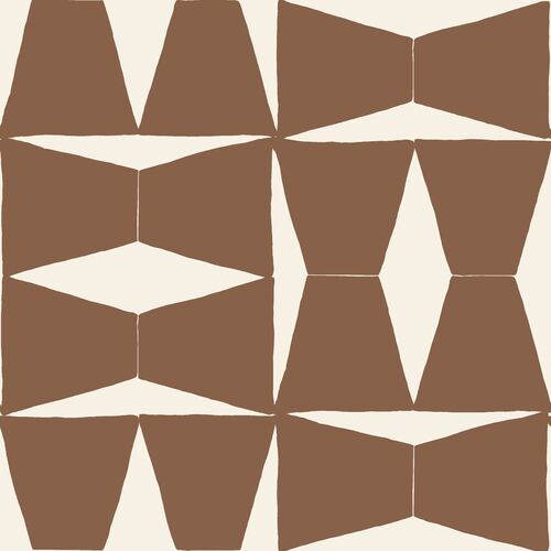 Susan Hable, Brancusi Wallpaper, Chocolate 1 Susan Hable, Brancusi Wallpaper, Chocolate