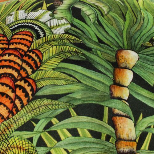 Sabie Forest 24x24 Pillow, Green Velvet 7 Sabie Forest 24x24 Pillow, Green Velvet