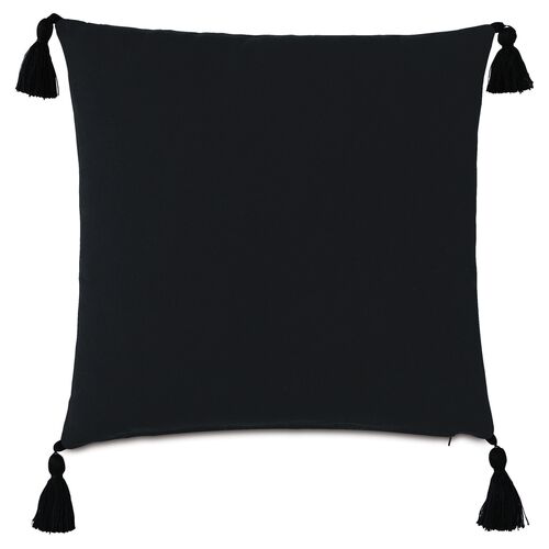 Rowan 20x20 Indoor/Outdoor Pillow, Cream/Blk 2 Rowan 20x20 Indoor/Outdoor Pillow, Cream/Blk