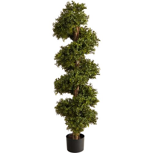 46" Faux Boxwood Tree 1 46" Faux Boxwood Tree